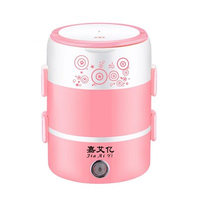 2L Mini Stainless Steel 3 Layers Electric Rice Cooker Steame