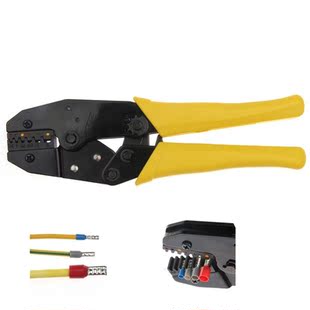 Ratcheting Terminals Crimp Pliers Cable Cutters Network Tool