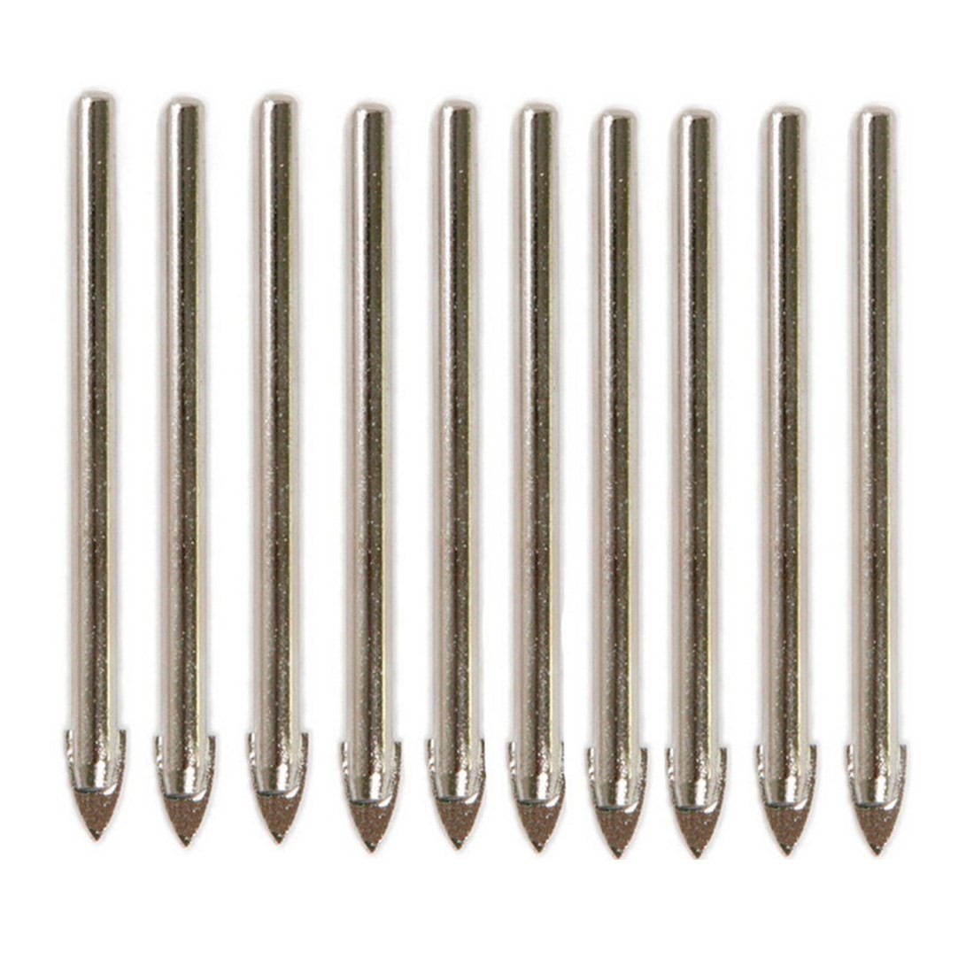 10PCS Spear Point Head Ceramic Marble Tile Glass Drill Bit 6
