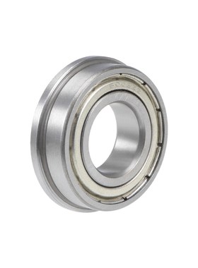 F6003ZZ Flange Ball Bearing 17x35x10mm Shielded Chrome Beari