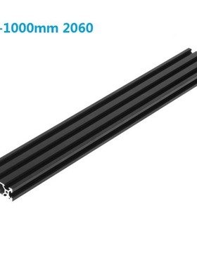 200-1000mm Length Black 2060 V-Slot Aluminum Profile Extrusi