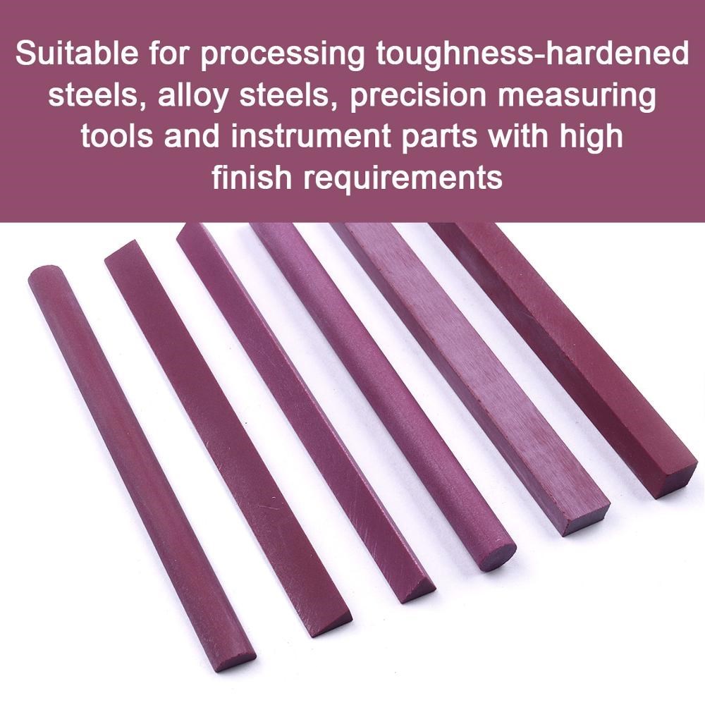 6Pcs 6 Types 3000# Ruby Sharpener Sharpening Stone Triangle