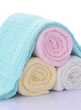6 Layers Muslin Swaddle Baby Blankets Newborn Cotton Baby Bl