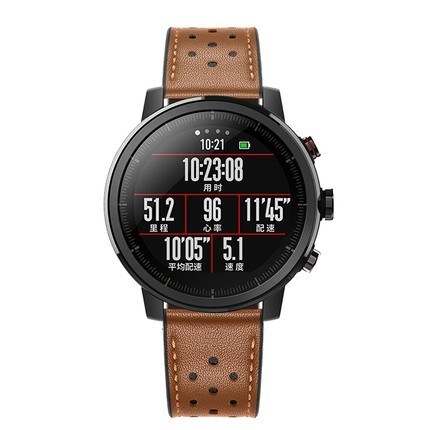 Band Genuine leather For AMAZFIT Stratos 2s 3 Pace Smart wa