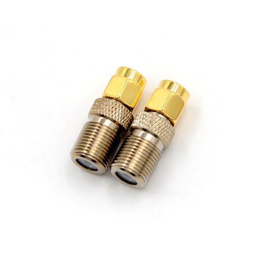 Female Jack To SMA Male Plug Straight RF Coaxial Adapter F C