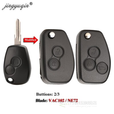 VAC102 Ne72 Modified Key Shell For Renault Renault Dacia Mod
