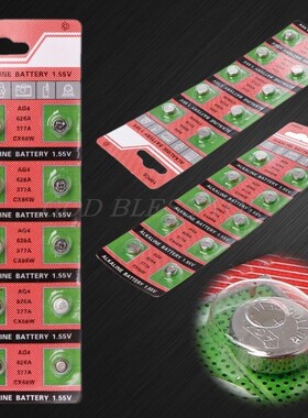 10PCS Watch Coin Battery AG4 377A 377 LR626 SR626SW SR66 LR6