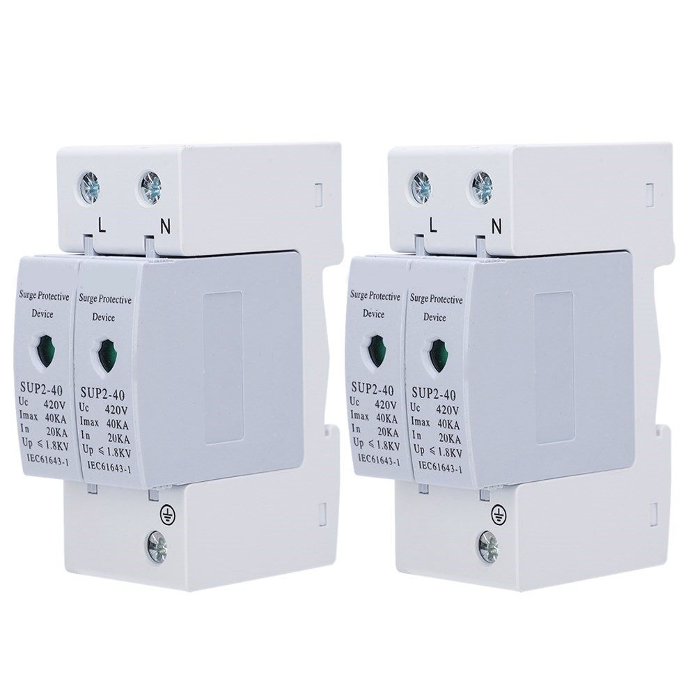 2Pcs Surge Protection Device Anti-Thunder Electronic Compone