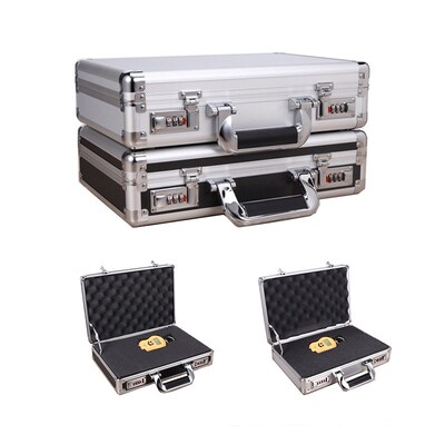 Toolbox Portable Aluminum Instrument Box Safety Storage Case