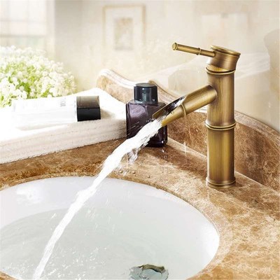 Single Handle Bathroom Basin Faucets Cold/Hot Mixer Basin Si