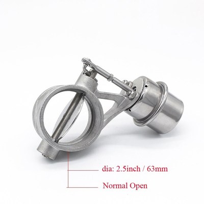 2.5inch Automobile Parts Vacuum Exhaust Cutout Valve Stainle