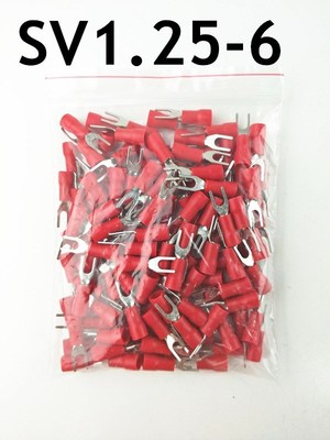 100 PCS/Pack SV1.25-6 Insulated Cable applies to k Wire