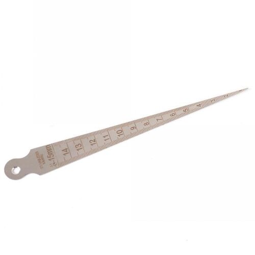 Wedge feeler Gap Hole Taper Gauge Stainless Steel Ruler Weld