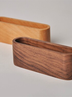 *1Pc Wooden Business Card Holders Note Holder Display Device