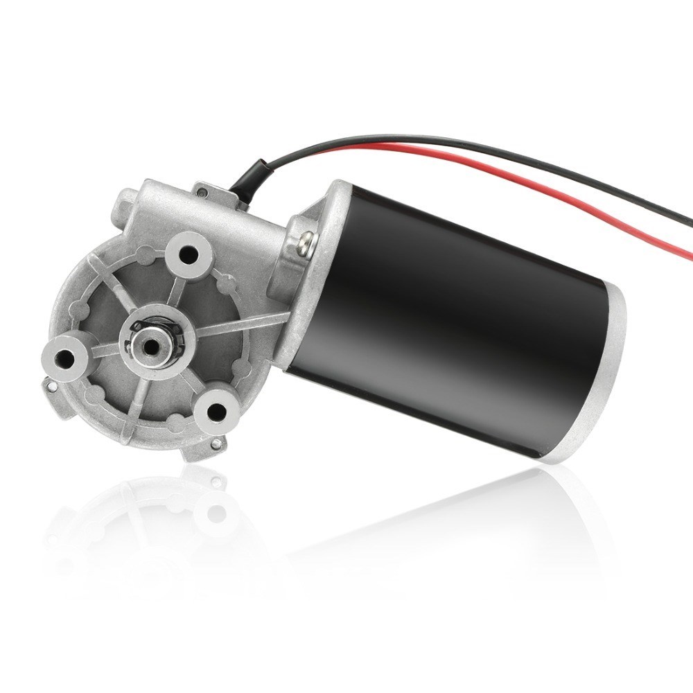 DC 24V Motor 80W 250RPM 6N.M Reversible Worm Gear Motors Hig