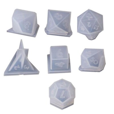 7 Shapes Dice Fillet Square Triangle Dice Mold Dice Digital