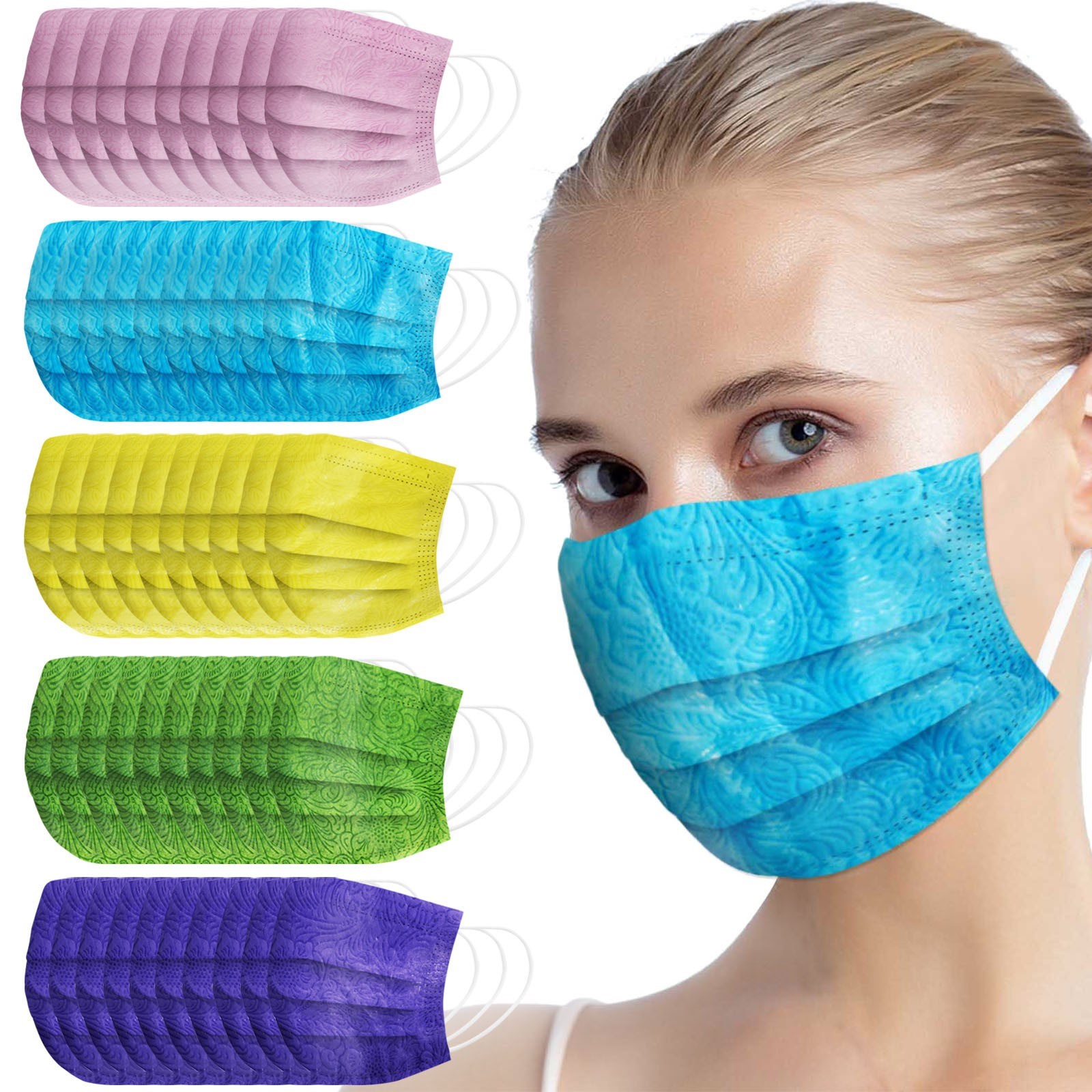 10/50pcs Adult Disposable Designer Mask For Facemask For Fa