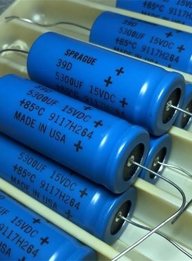 2pcs New original boxes US SPRAGUE 39D Sibi fever electrolyt