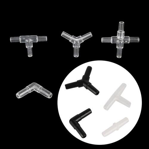 Garden Irrigation System 5mm Water Connectors Tee/Straight/E