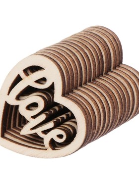 15Pcs Wooden Love Table Confetti Scatter Vintage Rustic Wedd