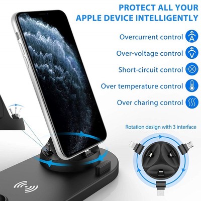 FDGAO 10W  Charging Dock Station For Airpods Pro