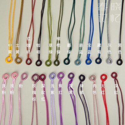 Accessories coil buckle pull ring DIY hand made rope knittin