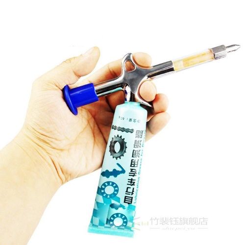 Mini Cycling Aluminum Alloy Grease Gun Mini Nozzle Syringe B