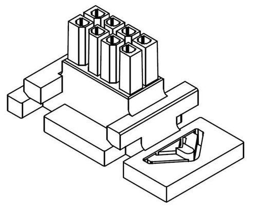 44133-1200 [Headers & Wire Housings 3MM MICRO-FIT Recept. 12