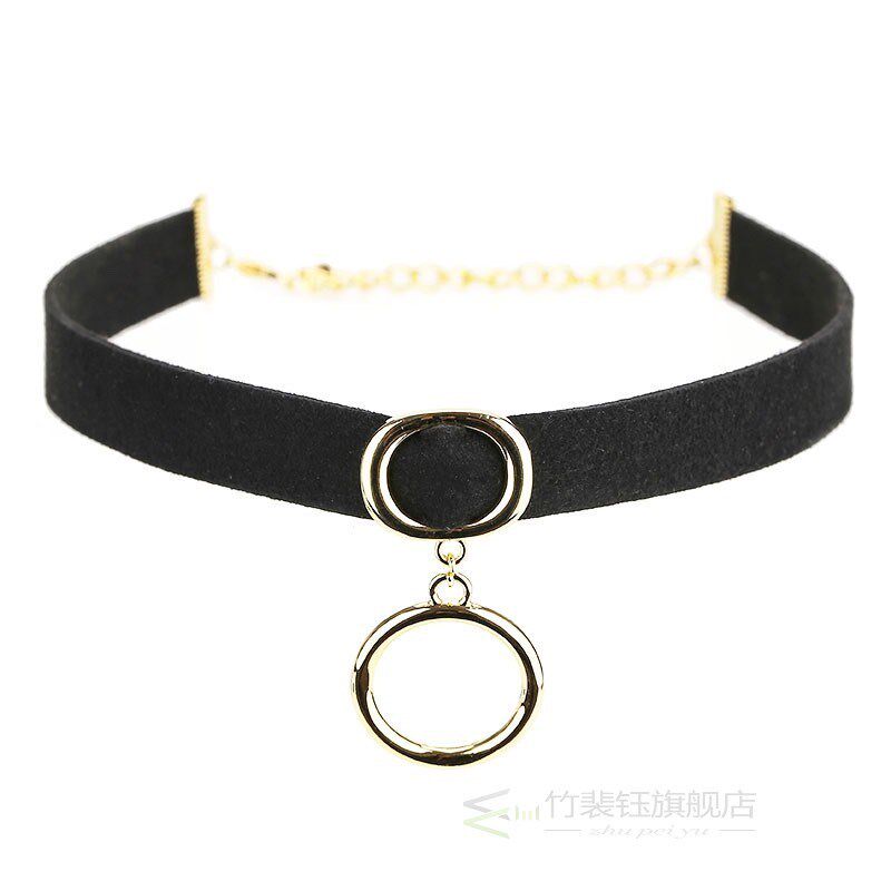 Black chain neck ornaments neck contracted necklace female