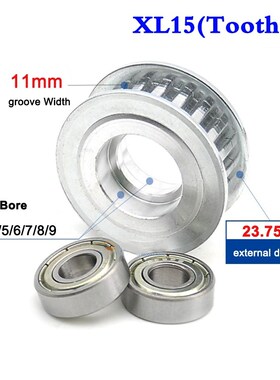 1Pcs XL15 Tooth XL16 Tooth Idler Pulley Timing Double Side B
