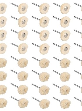 40Pcs Polishing Brush Buffing Wheels Soft Fine Buff Wheels