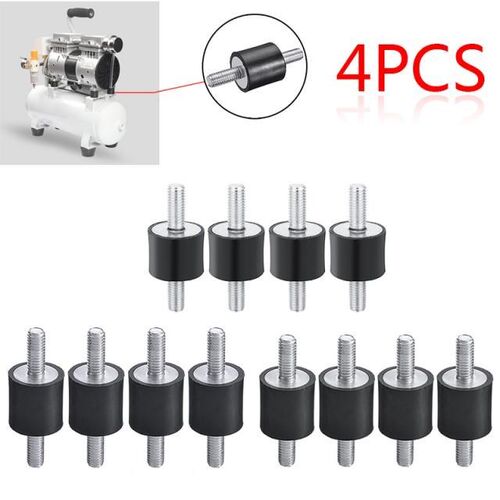 4Pcs/Set M5/M6/M8 Rubber Steel Mounts Anti Vibration Shock D