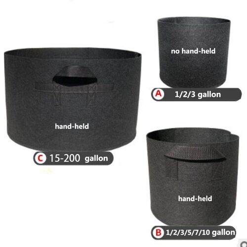 2 5 10  15 200 gallon Grow Bags garden plant growing tree po