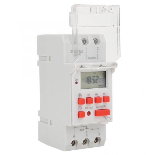 DC 24V Timer Switch 30AWeekly 12/24hrs Timer Switch LCD On O