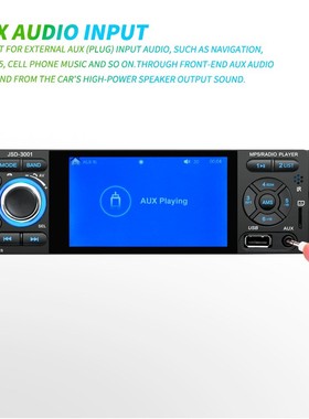 LTBFM Autoradio 1 Din Car Radio JSD-3001 4.1 MP5 Car Player