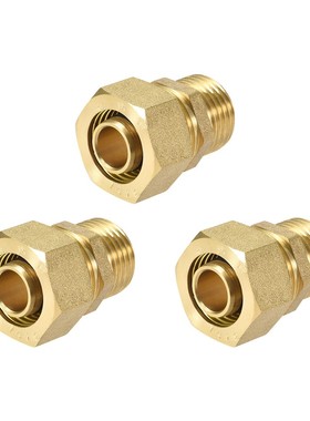 Brass Compression Tube Fitting Connector Adapter 18mm Tube O