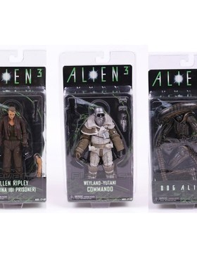 NECA ALIEN 3 Ellen Ripley / Dog Alien / Weyland Yutani Comm