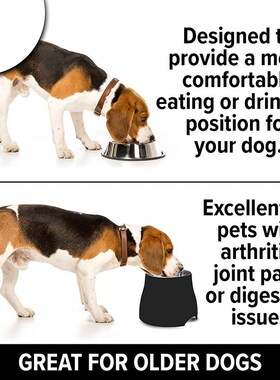 Quality Elevated Bowl  Dogs Stainless Steel Removable Nontox