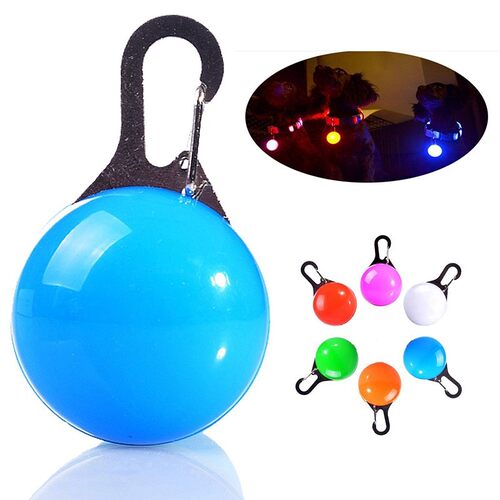 1 PC LED Pet Dog Collar Pendant Night Safety Glowing
