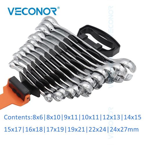 12pcs Oil Pipe Flare Nut Wrench Key Set Tools of Nut Spanne