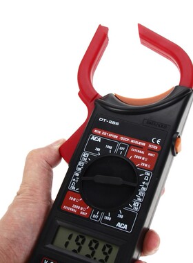 DT-266 Digital Amper Clamp Meter Multimeter NCV Current Clam