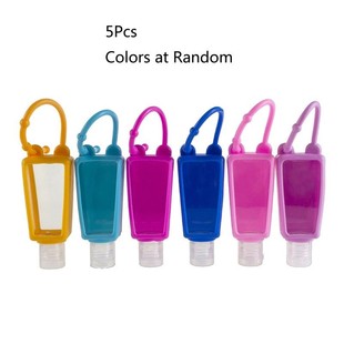 5Pcs 30ml Silicone Travel Bottles Hand Sanitizer Bottles Emp