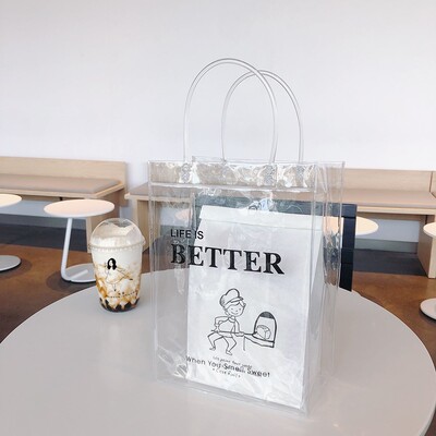 PVC milk tea bag cake moon cake egg yolk crisp packaging bag