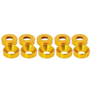 New Aluminum Alloy M5 Anodized Countersunk Head Bolt Washers