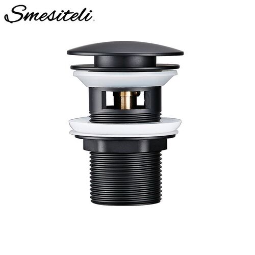 Matte Black Gold Bathroom Basin Sink Stainless Steel Drain W