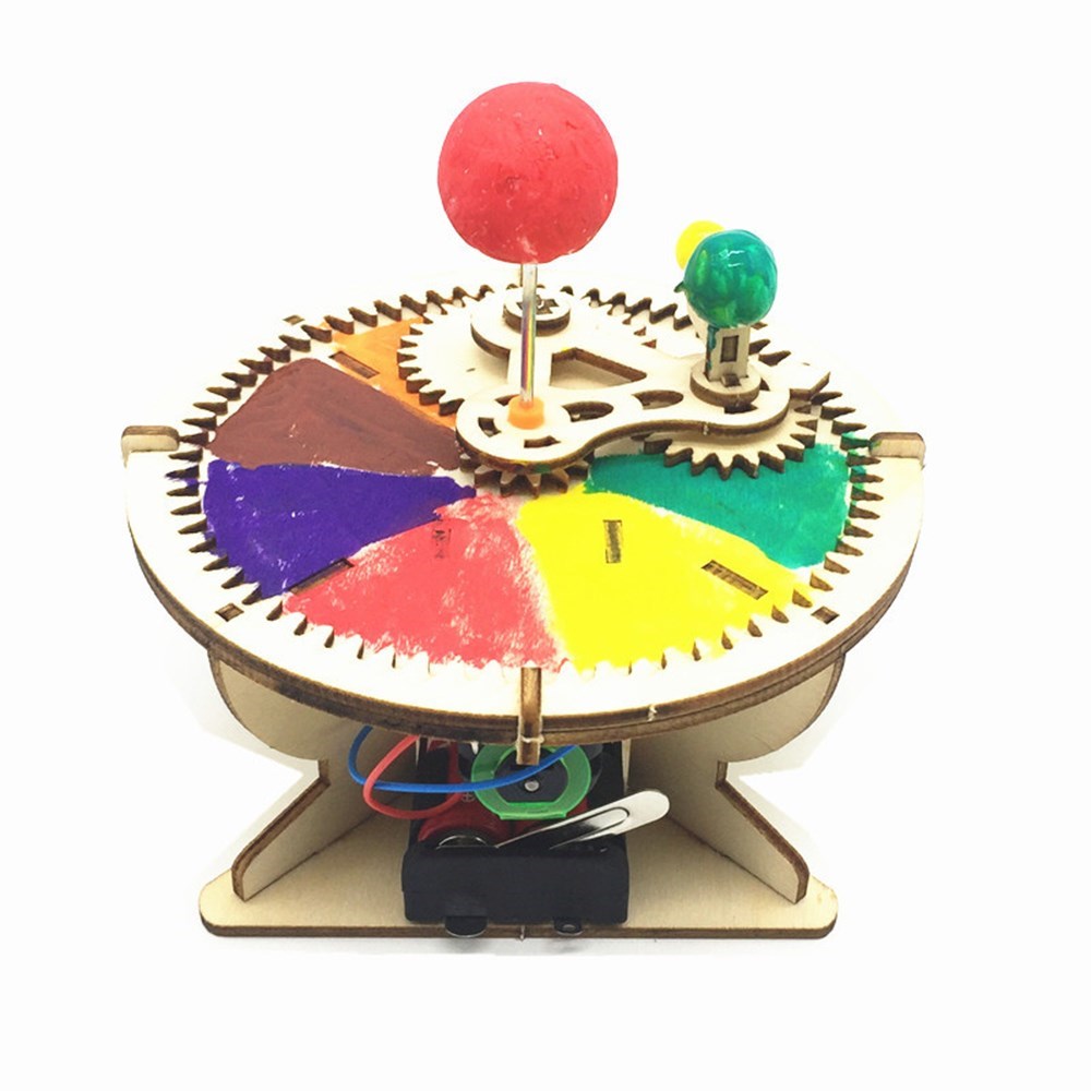 Building Block 3D Assemble Wooden Geographic Model Wood Eart