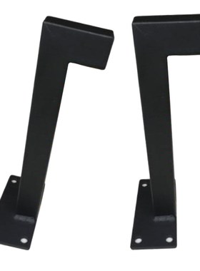 2pcs Black Scaffold Board Shelf Bracket for Home Office Stea