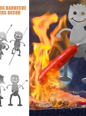 Hot Dog Roaster Stick Camping BBQ Skewer Stick Barbecue