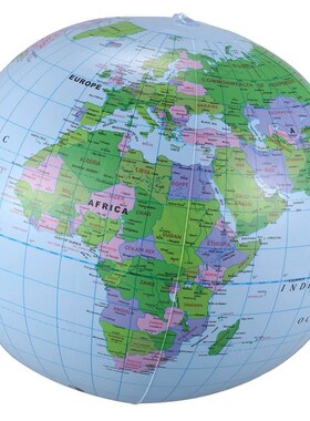 Inflatable Toy Globe Tellurion Training Geography Map Balloo