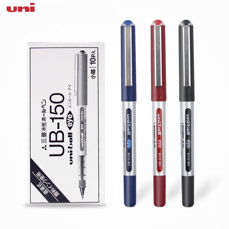 5/10pcs Uniball Eye UB150 Gel Pen Set Micro 0.5mm Black Red